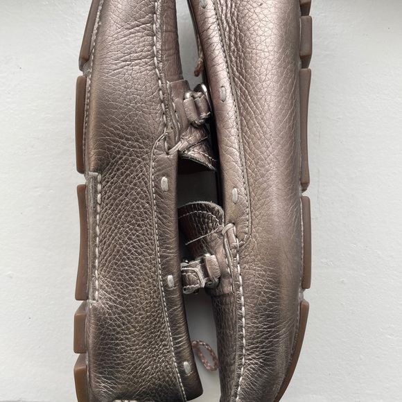 Vintage Prada Women’s Driving Loafers (Mocassins)- 38.5 bronze - lightly worn - Picture 6 of 12
